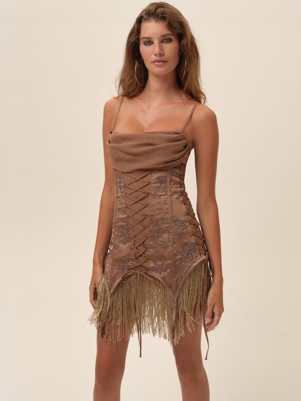 For Love and Lemons Olea Mini Dress Size medium NWT Retail $449